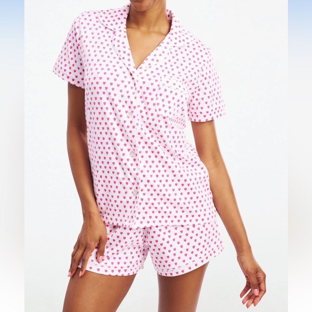 Roller Rabbit Heart Polo Pajamas